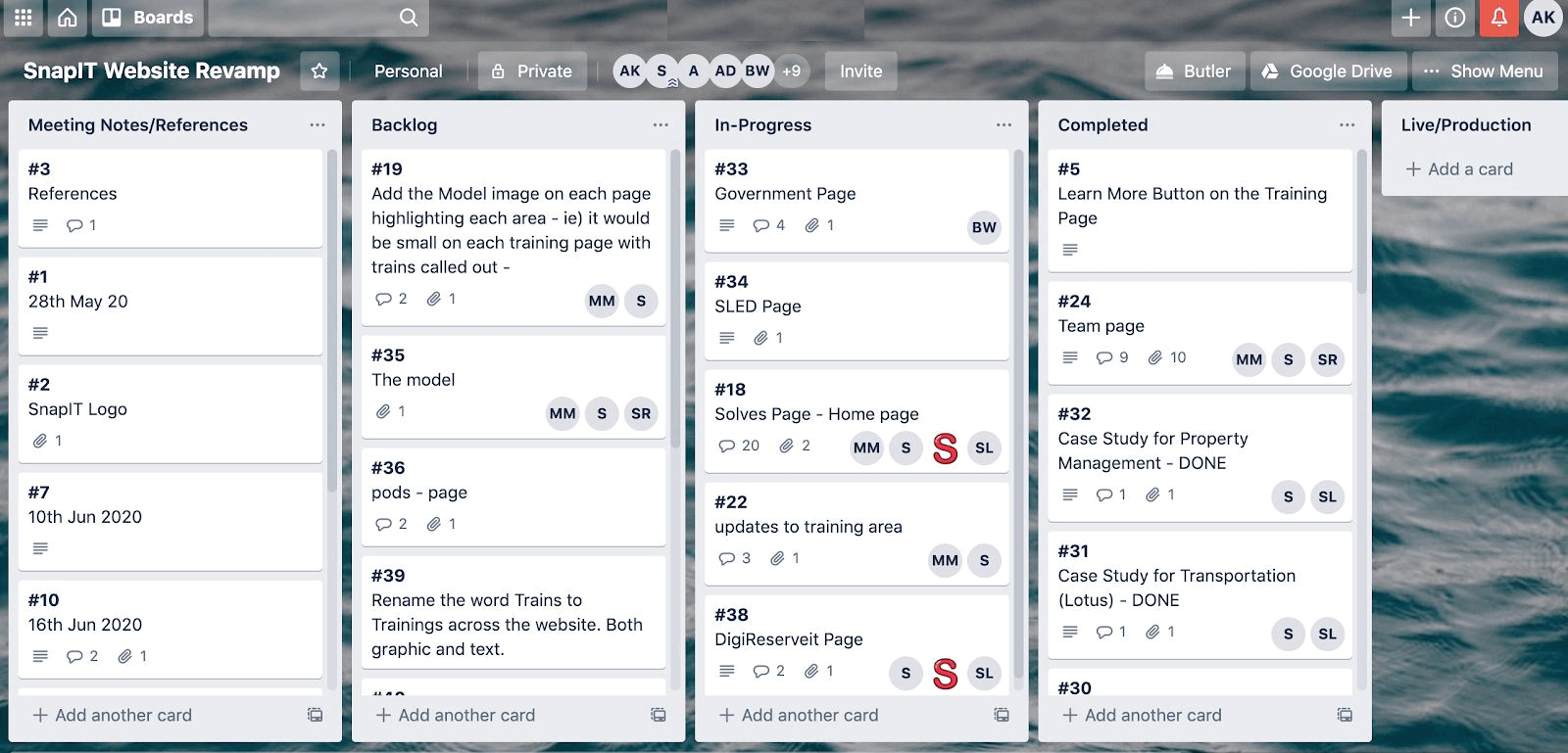 SnapIT Website Board Management SnapIT Website Board Management